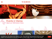 Tablet Screenshot of events.wien.info